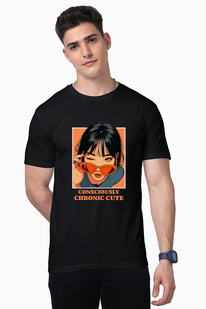 Chronic Cute | round neck Cotton Tshirt